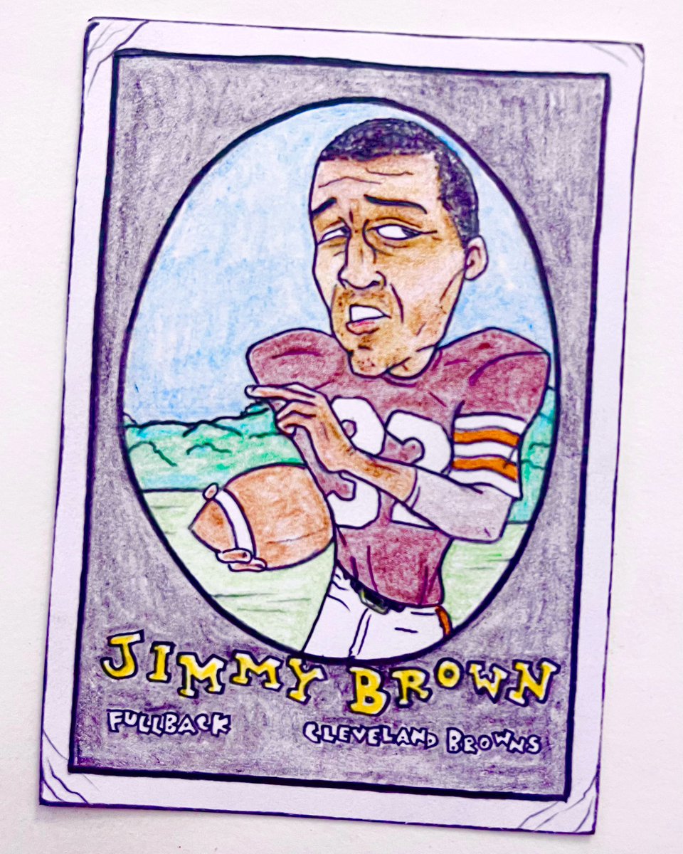 Jim Brown, 1958 Topps 

#RIPJimBrown