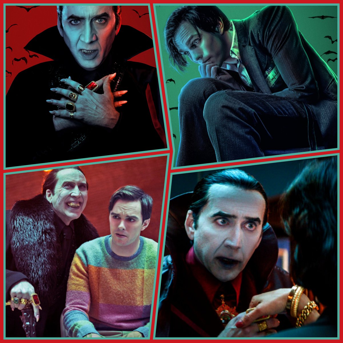 Renfield is horror-comedy done right. 
The film moves at a welcome brisk pace and is both funny & surprisingly bloody / gory.
Nicholas Holt is great as Renfield & Nicolas Cage is a delight as Dracula. 🧛‍♂️🦇
#RenfieldMovie #HorrorCommunity #FilmTwitter
#Dracula