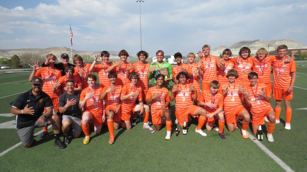 The 2023 Class 3A Boys Soccer State Champions are the Worland Warriors - 5th title in a row &amp; 5th in school history.
#wyopreps #statechamps #soccer #congrats #Wyoming