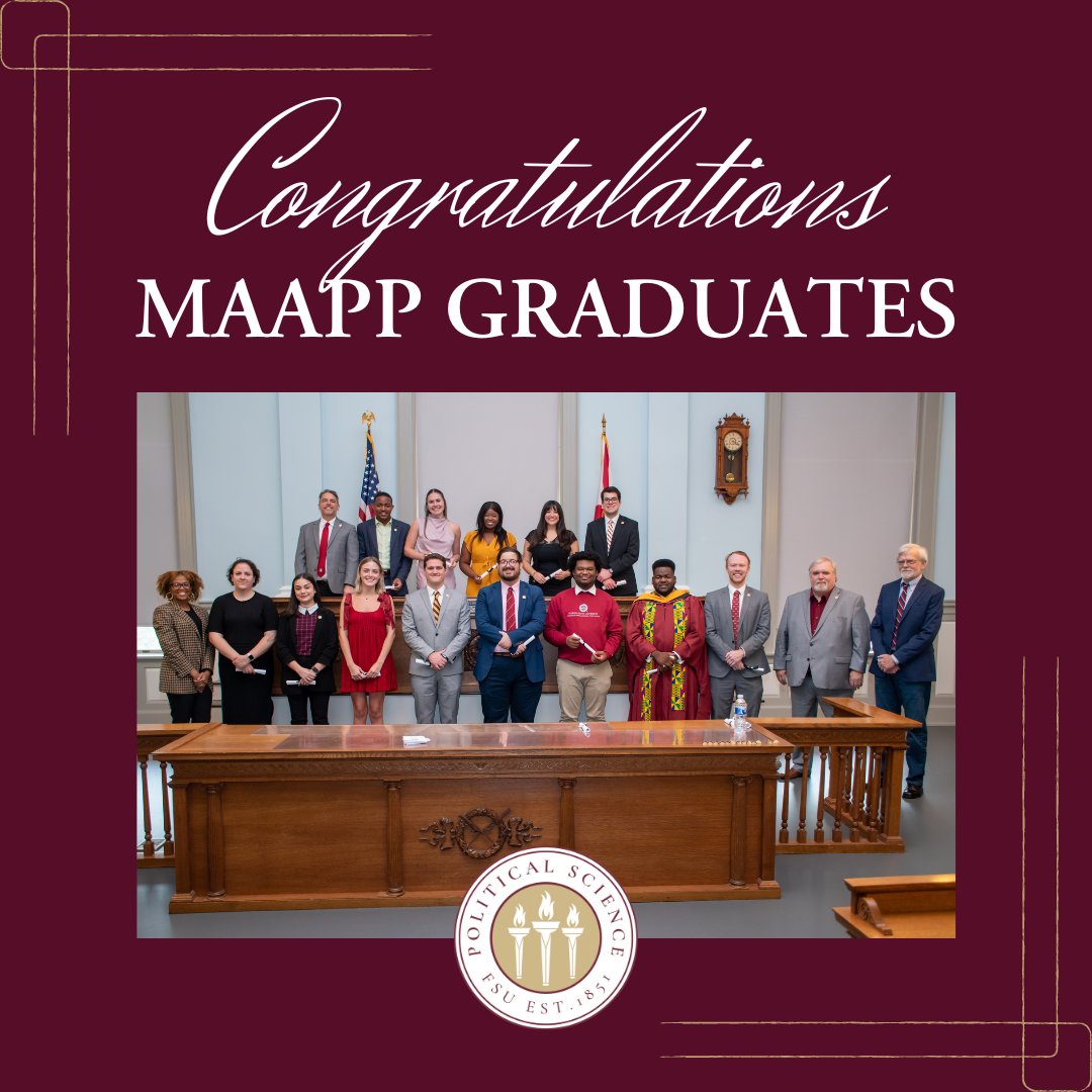 Congratulations to our Master's of Applied American Politics and Policy graduates! Remember the lessons, inside the classroom and out, and go change the world.