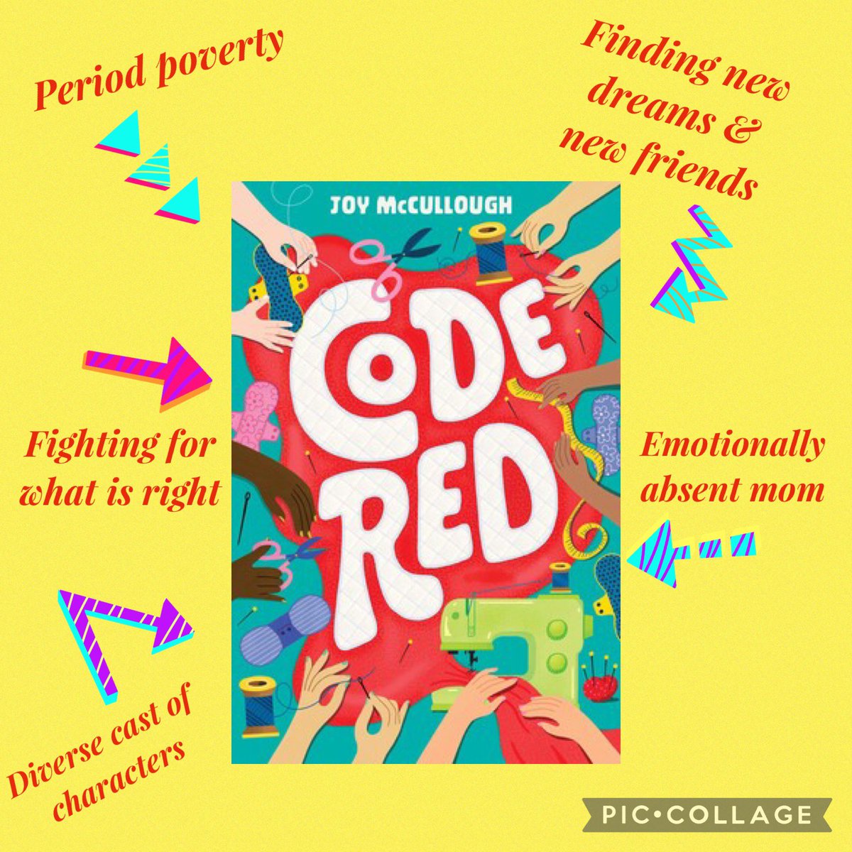 Eden’s dream didn’t die, it changed. From gymnastic phenom to social activist against period poverty, finding a new way to fight and a new way to win. (p. 234 paraphrased) @JMCwrites CODE RED will make readers think while they enjoy a great read. @SSEdLib #BookAllies