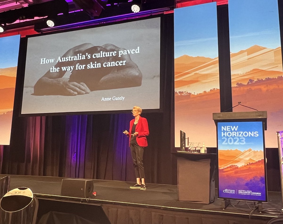 Victoria Beedle (@victoria_beedle) on Twitter photo Incredible presentation from <a href="/melanomasupport/">Melanoma Australia</a> Consumer Advisory Group member Anne Gately at the Australasian Skin Cancer College Congress on how Australia’s culture paved the way for #skin cancer and how to advocate for better standards in the advertising industry. Incredible presentation from <a href="/melanomasupport/">Melanoma Australia</a> Consumer Advisory Group member Anne Gately at the Australasian Skin Cancer College Congress on how Australia’s culture paved the way for #skin cancer and how to advocate for better standards in the advertising industry.