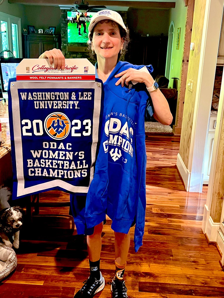 I Finally got my Washington &amp; Lee Women’s Basketball ODAC Championship Swag!! <a href="/PeteMedhurst/">PeteOnSports</a>  #GoGenerals #ProudMom