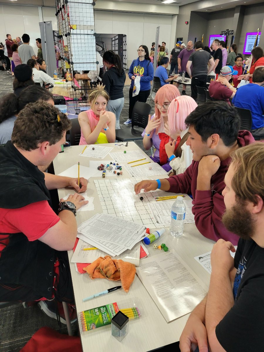 NorthMesquiteHS's tweet image. Shout out to our D&amp;amp;D club for helping support our first ever MISD Fan-Faire today! We hope everyone got a chance to come out and have a little fun! @misdlibraries @jagnation1 #MISDfanfaire #misdlibrary
