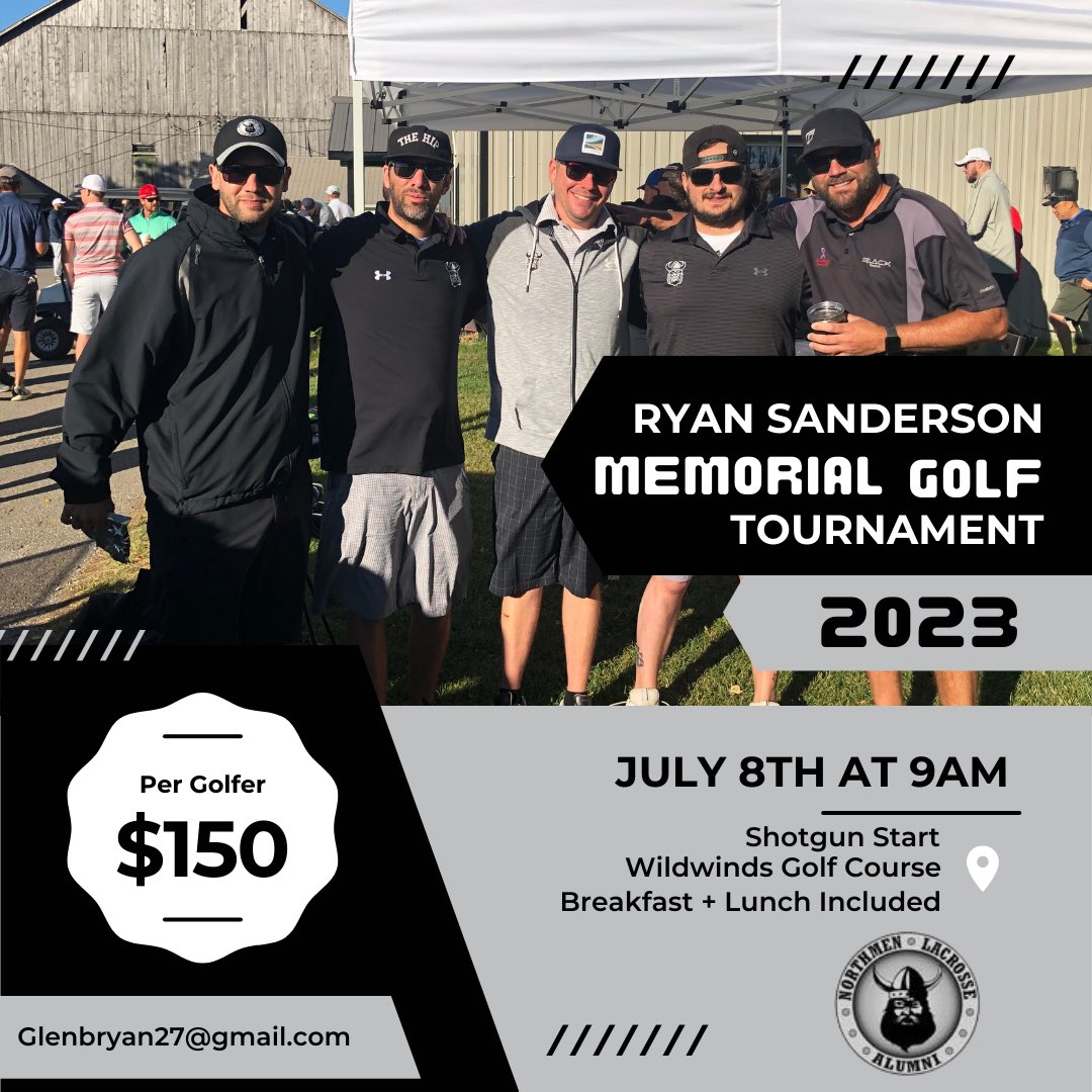 Northmen Alumni on Twitter "The Ryan Sanderson Memorial golf