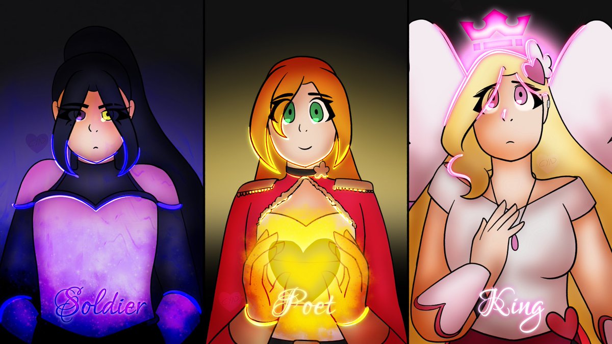 cynheartstudios's tweet photo. @PrismaglowCraft Hi! I’m Cyn, owner of Cynder Heart Studios. I’m a content creator/graphic artist trying to push my original stories and art into the world. I also sell art on the side! https://t.co/QmUVMUGJVV