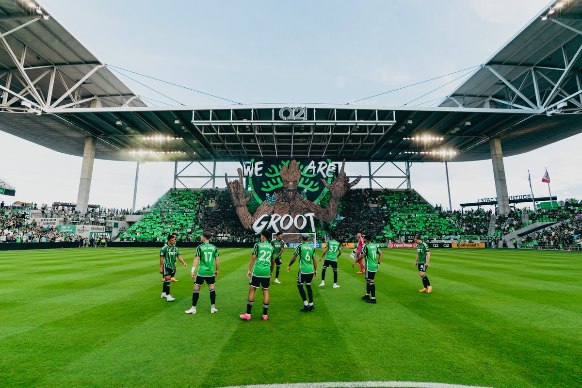 AustinFC's tweet photo. Grooted in ATX. 🌳 https://t.co/aBtV7PyVBe