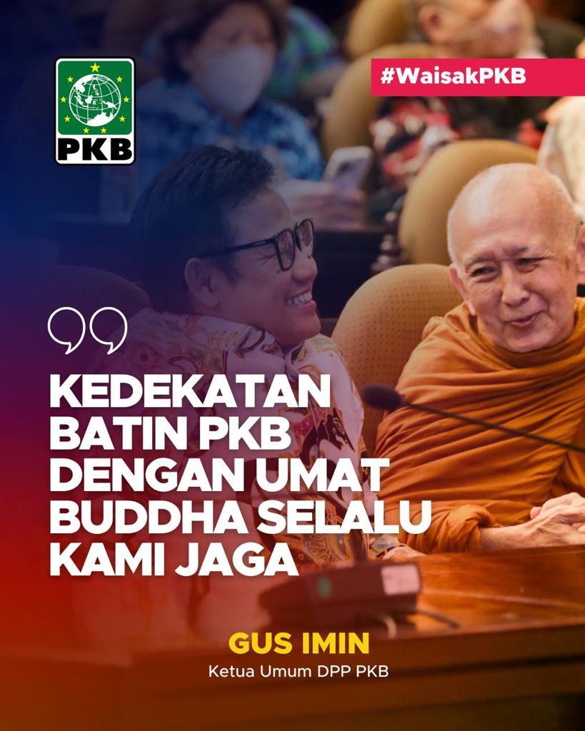 #GusMuhaimin 
#WaisakPKB
<a href="/cakimiNOW/">A Muhaimin Iskandar</a>
PKB Rumah Kebangsaan