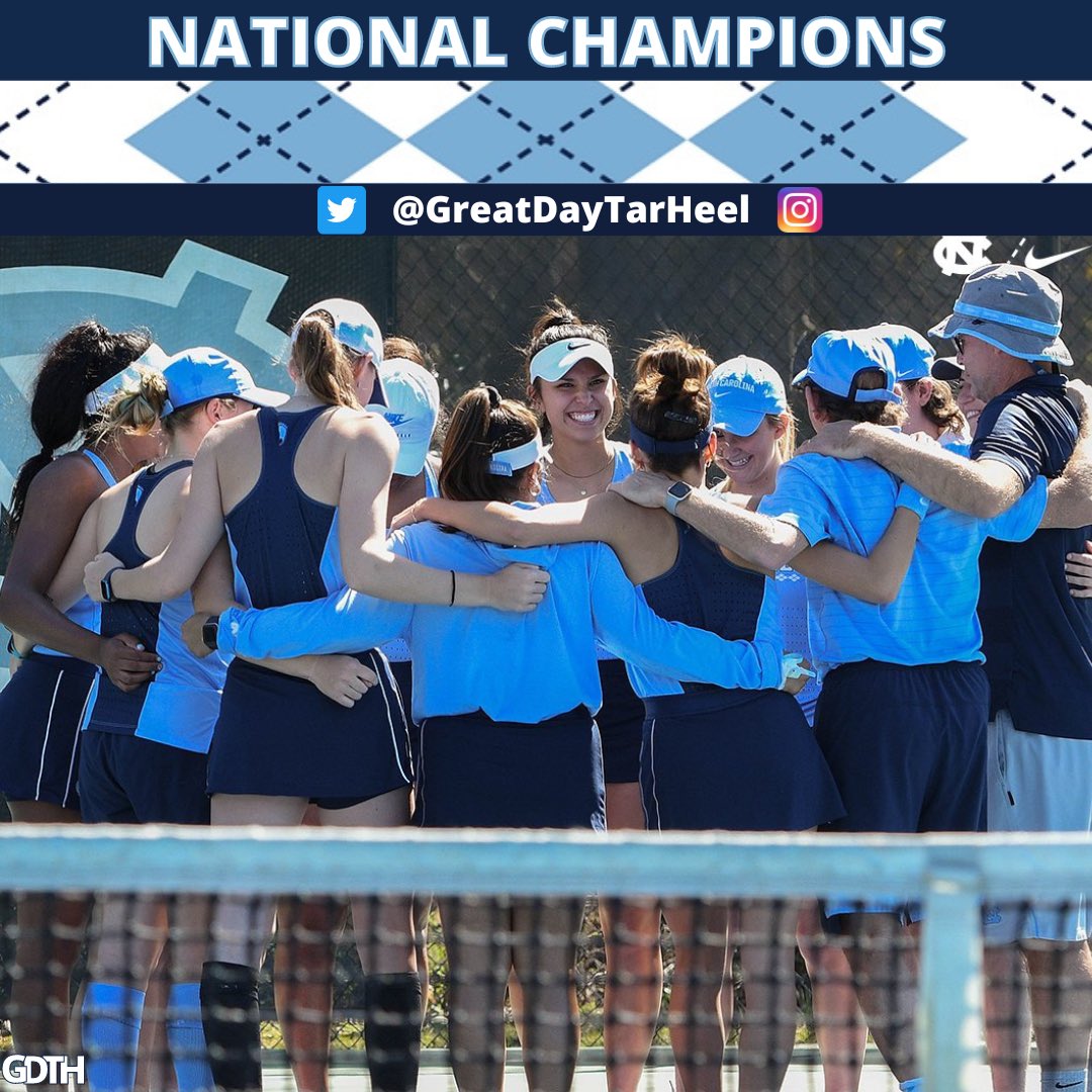 GreatDayTarHeel's tweet photo. University of
National
Champions

🎾🐏 https://t.co/3VufvSy7WG