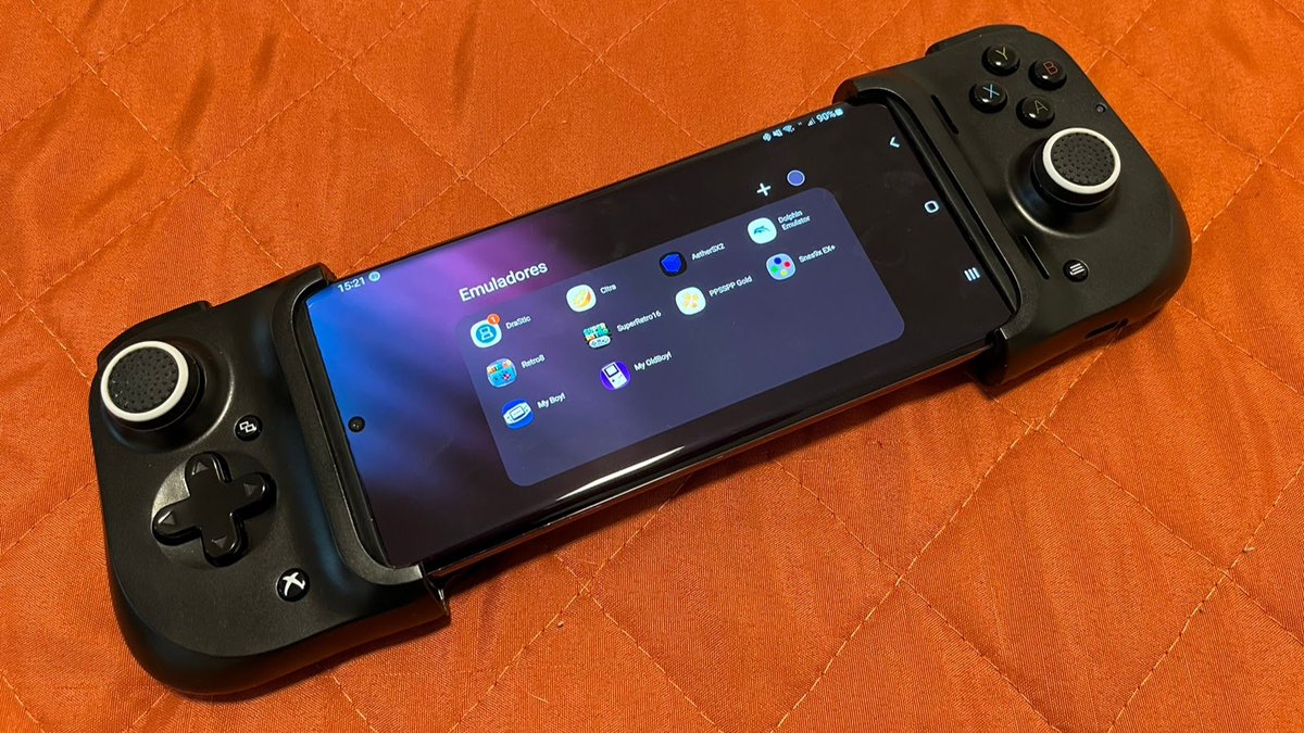 PedroDerbli's tweet image. App Console Launcher. O S22 Ultra virou um &quot;tipo Switch&quot;. Demais. #samsunggalaxys22ultra #consolelauncher #razerkishi