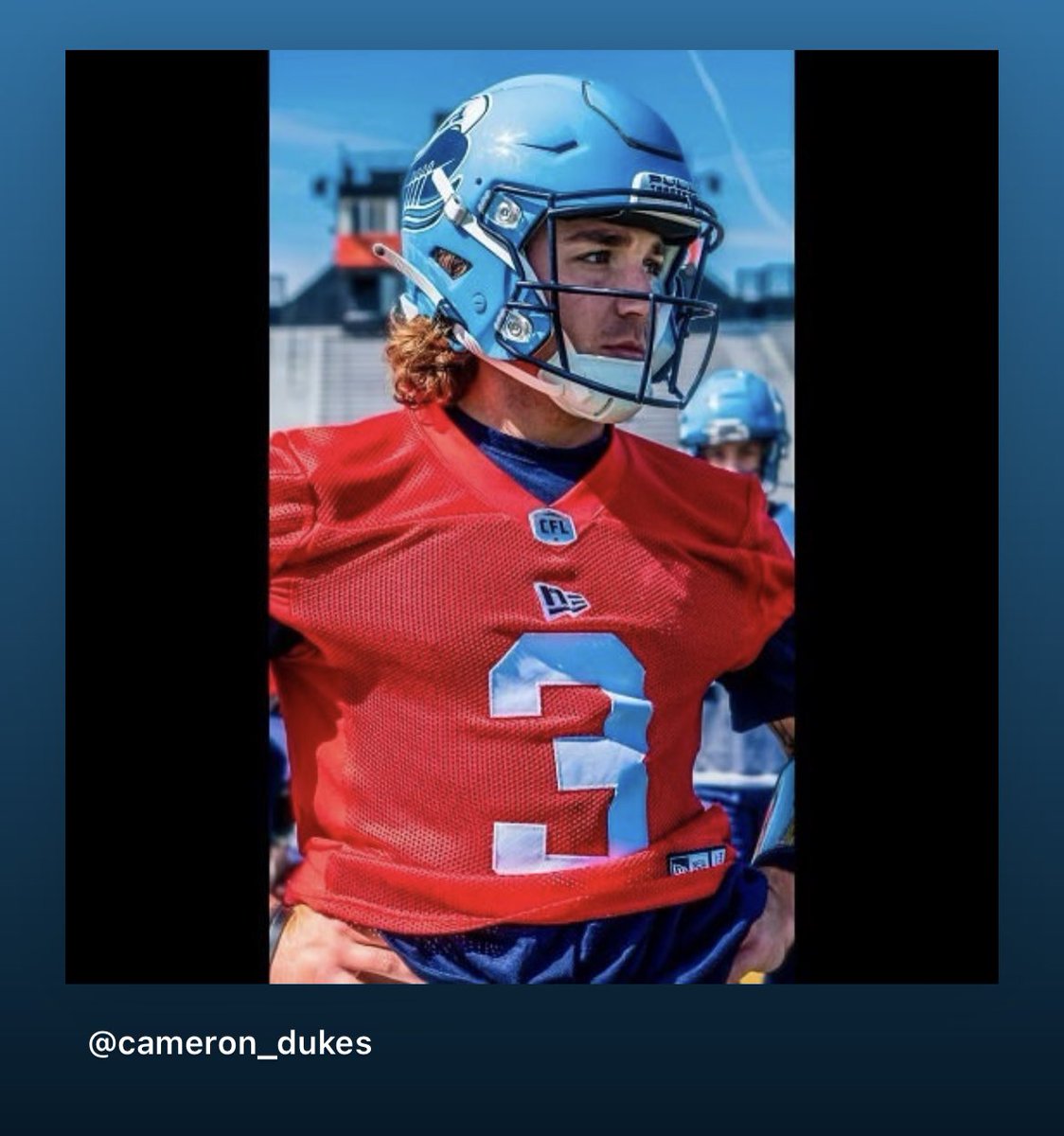 From @LWCAthletics to the @CFL 
@CameronDukes12 spent last season with the @KnightHawksIFL and is now a member of the @TorontoArgos 

I’m so proud of you. But you already know that. @naiaprospects @NAIAFBALL #naiafootball #cfl