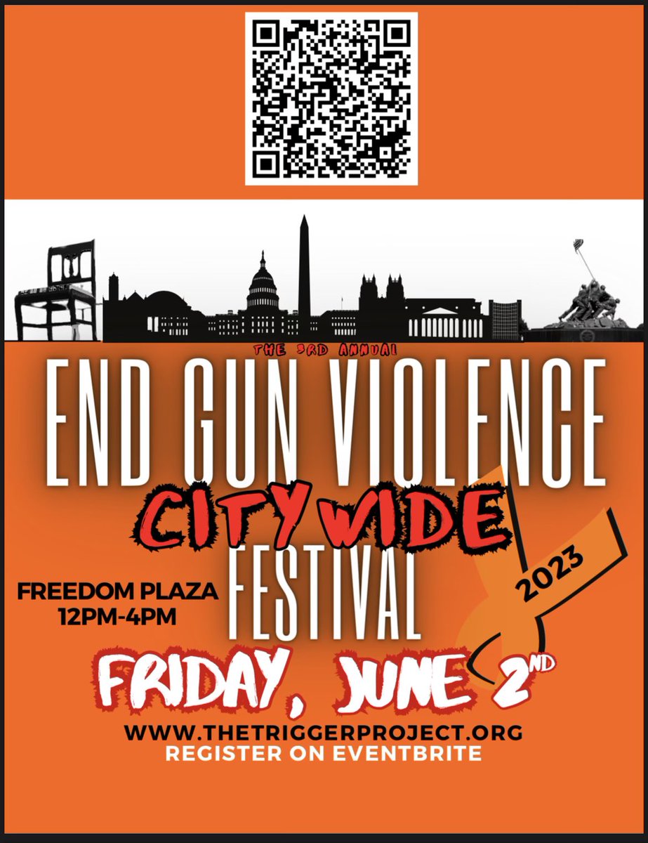 Great call today with @Killmoenetwork and @202Influencers Discussing How to unite @TheTRIGGERProj 3rd Annual #EndGunViolence Festival and beyond. 

📆 Friday June 2, 2023 
📍#FreedomPlaza 

#WeArePrevention ❤️‍🔥