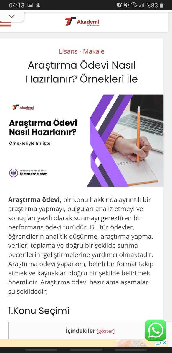 ttakademi's tweet photo. Araştırma ödevi, bir konu hakkında ayrıntılı bir araştırma yapmayı, bulguları analiz etmeyi ve sonuçları yazılı olarak sunmayı gerektiren bir performans ödevi türüdür. 

https://t.co/T9sP4VoW7x https://t.co/j5NbUPsZFG