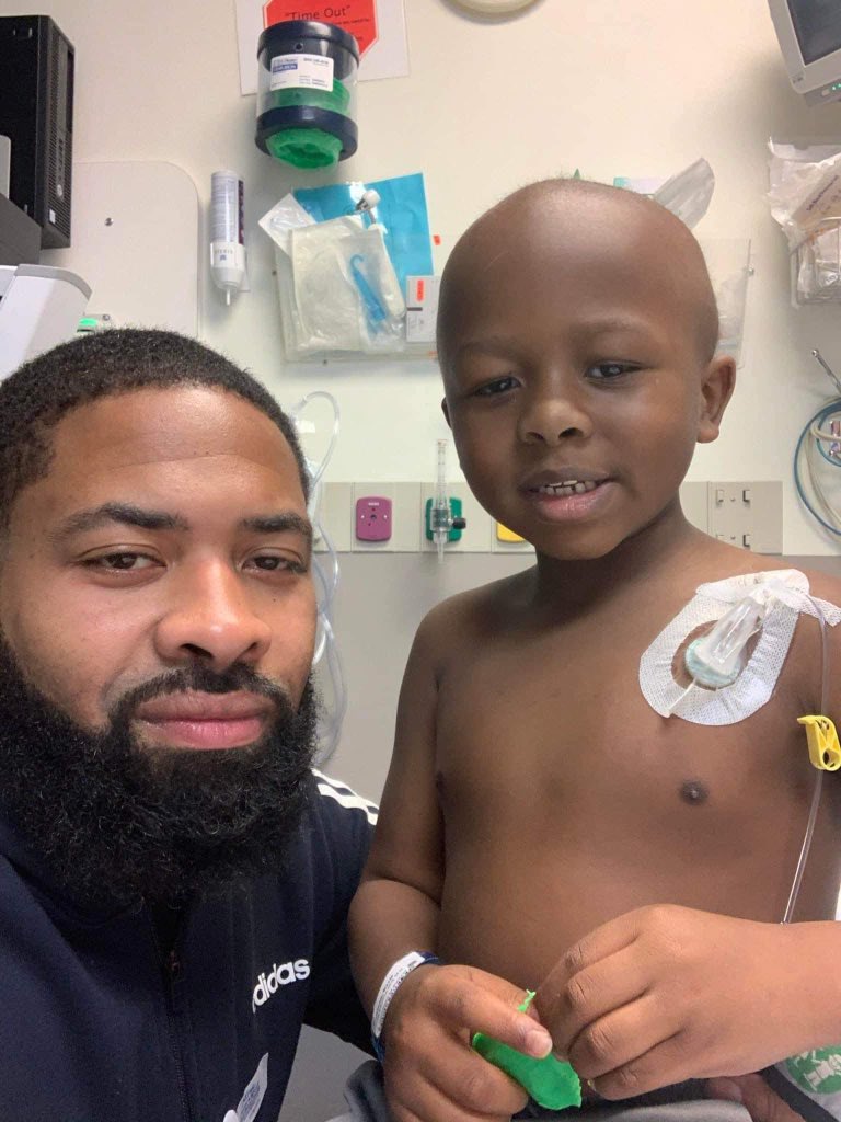 You Stopped Scrolling Might as Well Heart It 🥹🤍 Cancer not stopping this little guy 🎗🥇🥊