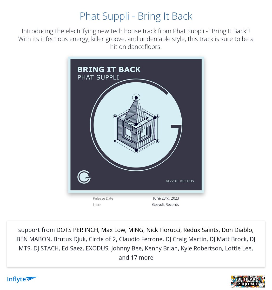 Be Heard Promo tweet media