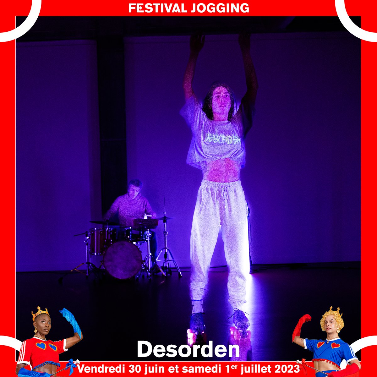 🏆 FESTIVAL JOGGING 🏆 Avec le musicien <a href="/XavierRoumagnac/">Xavier Roumagnac</a>, Justine Berthillot déploie glissades, chutes et cascades vertigineuses en roller dans « Desorden » ! <a href="/Paris2024/">Paris 2024</a>
📆 30/06 et 01/07 à 19h30
🥇 Pass Soirée : weez.li/RZ5BYZD5
🥈 Réservez : weez.li/2Y2SAU64