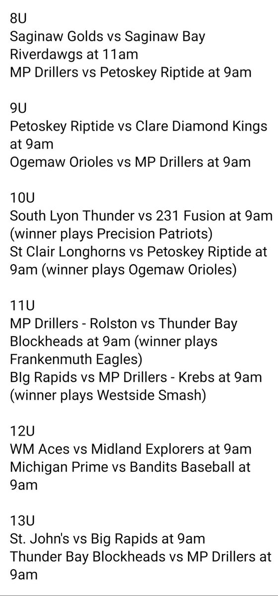 dhuntermemorial's tweet photo. Thank you for a great Saturday!  Tag us in any pictures of games from today.  We are back at it tomorrow at 9am.  Remaining teams as follows: https://t.co/KrxdsBVYBd