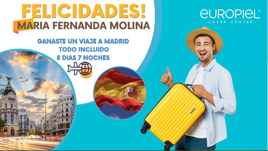 Felicidades a nuestra ganadora 🙌🏻 Gracias por participar 🛫 en breve nos comunicaremos para dar seguimiento a tu viaje ☀️🛫💕