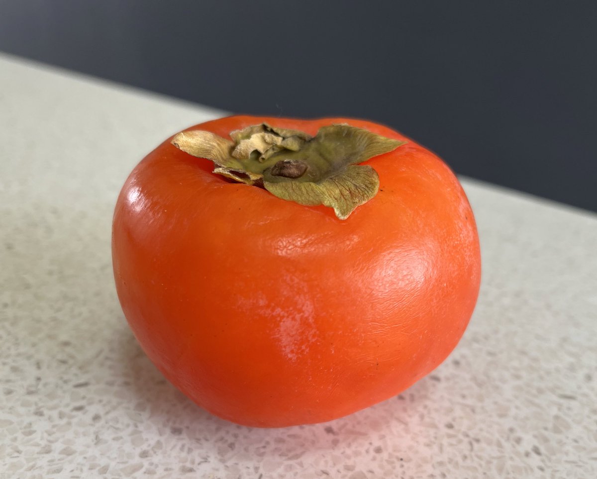 It took me some time to find perfectly soft overripe persimmon in a box, and the seller asked me if I wanted a replacement as this one doesn’t look good.