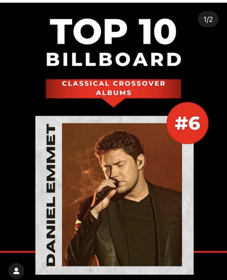 @ThatEricAlper Billboard Top 10 artist @DanielEmmet !!