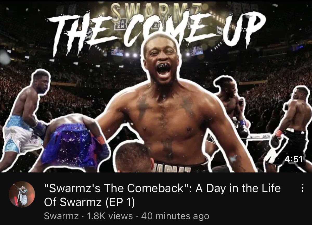 GOATxPromotions's tweet photo. Swarmz has started a vlogging series on his YouTube channel… https://t.co/gy8MrEzRoR