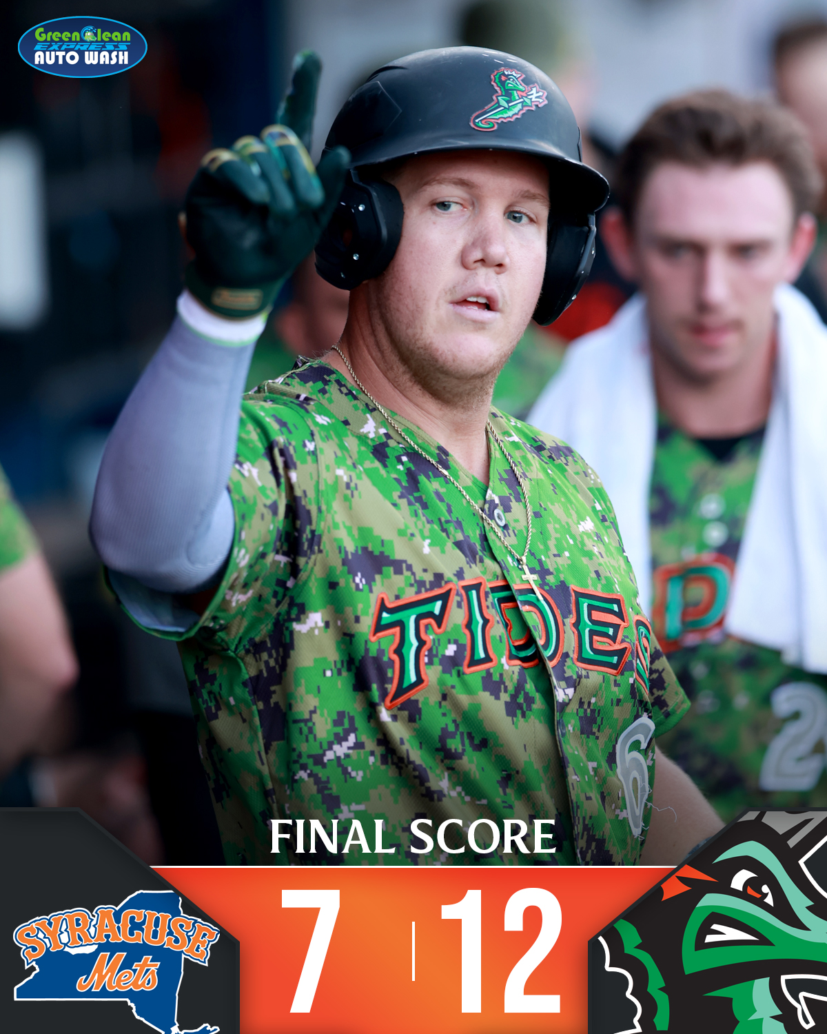 Norfolk Tides on X: FINAL: Norfolk 12, Syracuse 7 The Tides clinch the  series split after making their second six-run comeback of the week! Now  it's time for fireworks!🎆🎆🎆 #RisingTide  /