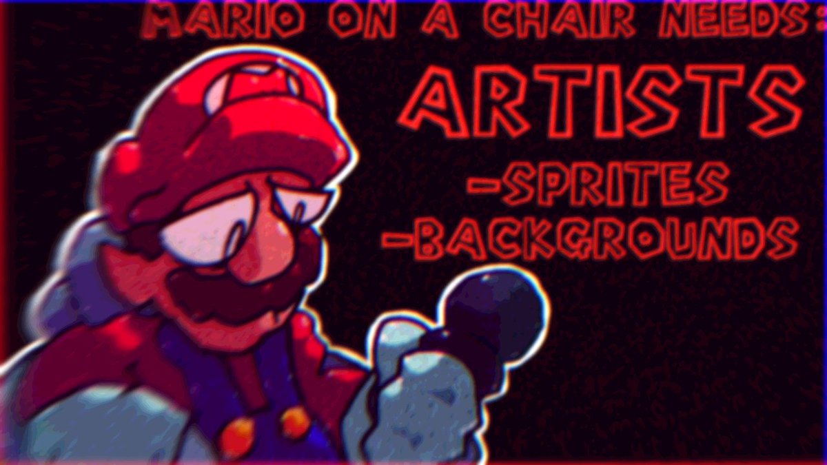 Friday Night Sittin': Mario On a Chair tweet media
