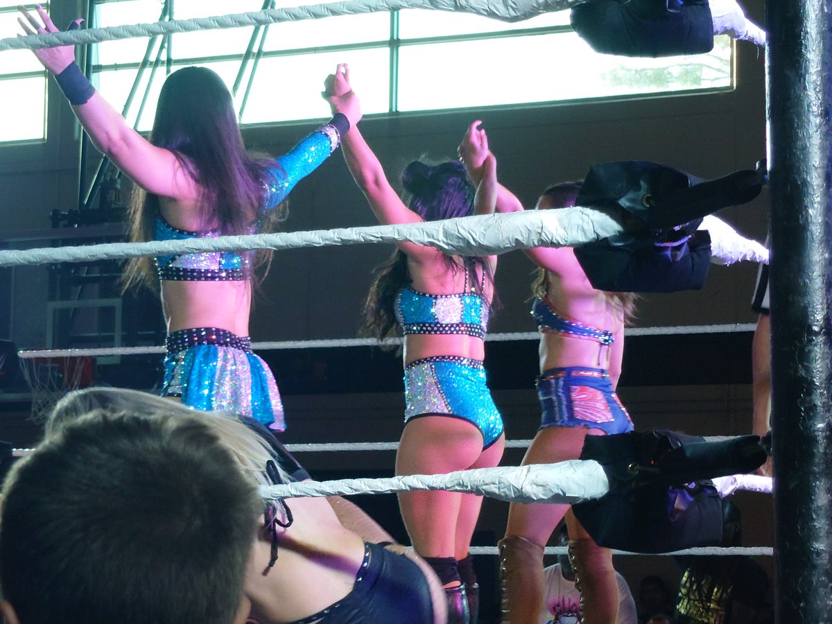 #NXTOrlando Victory for @ValentiFerozWWE @YulisaLeon_wwe @FallonHenleyWWE!