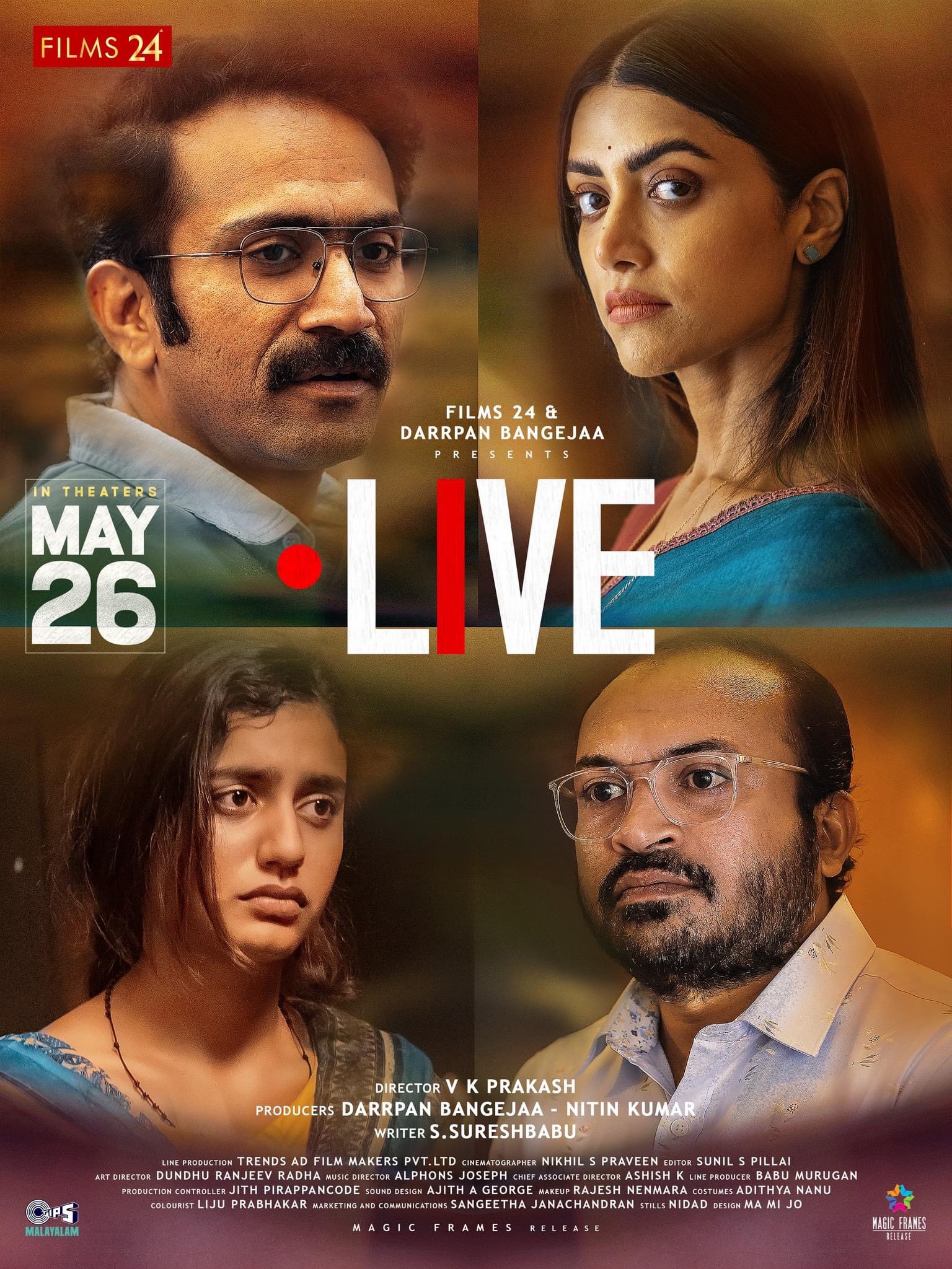 Live (2023) Malayalam TRUE WEBDL [1080p & 720p AVC (DD5.1