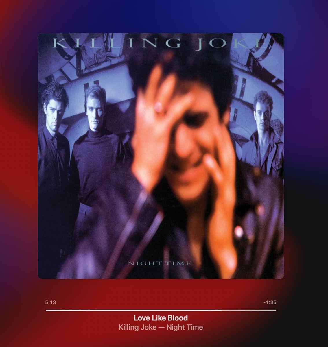 liberia_prince's tweet photo. C:\inside_my_head\audioDaily\
| Artist: Killing Joke
| Song: Love Like Blood
| Album: Night Time
https://t.co/0giiQBva15
#audioDaily #KillingJoke https://t.co/Aab0szZyd0