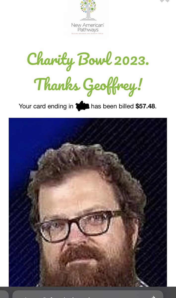 Felt inspired to make a donation, whether or not it counts in the final tally. #charitibundibowl @edsbs