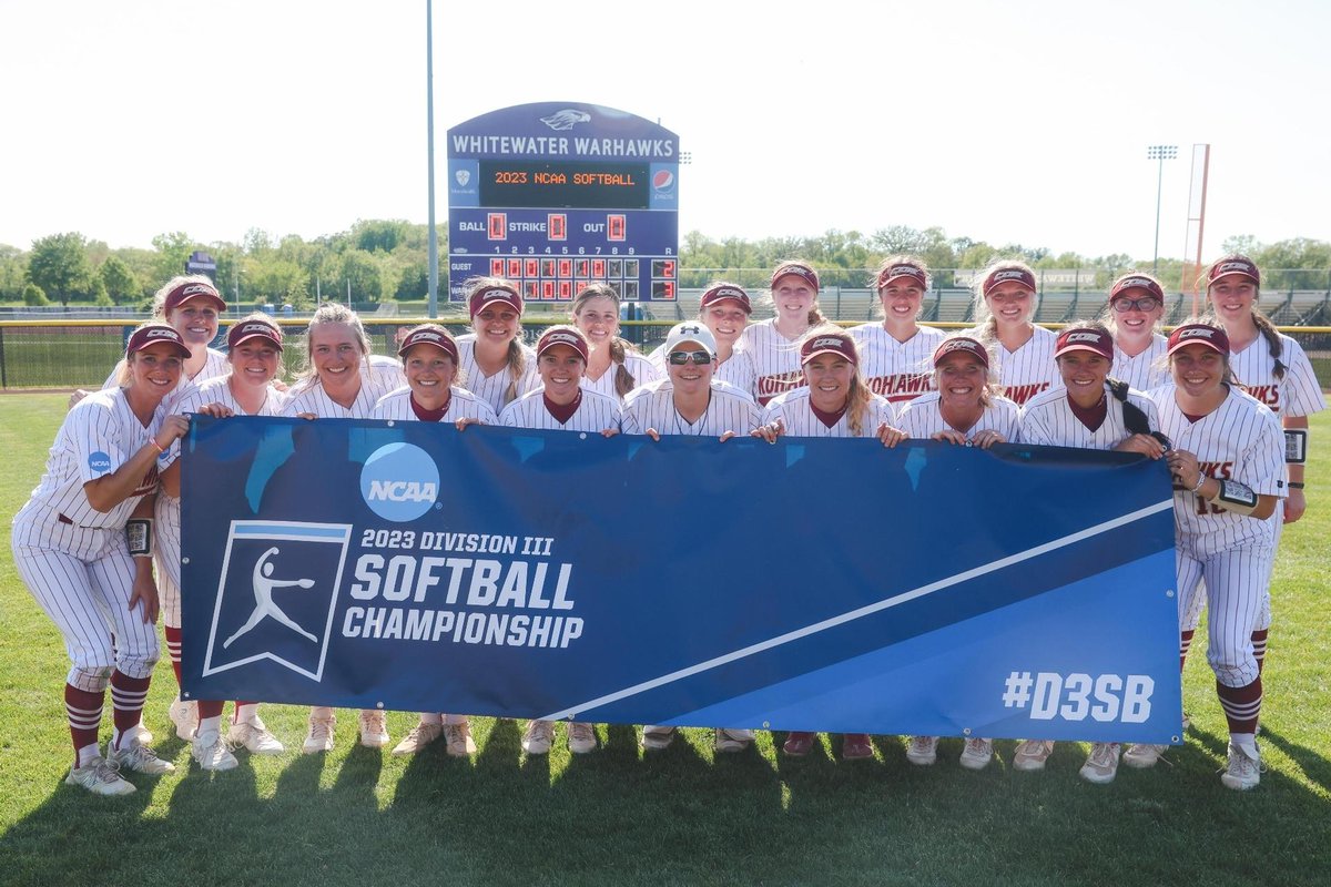 No. 21 Softball Secures First NCAA Regional Title since 2009 with Championship Series Sweep of UW-Whitewater.

<a href="/CoeSoftball/">Coe College Softball</a> 
📰bit.ly/42Wd2CV

#KohawkNation