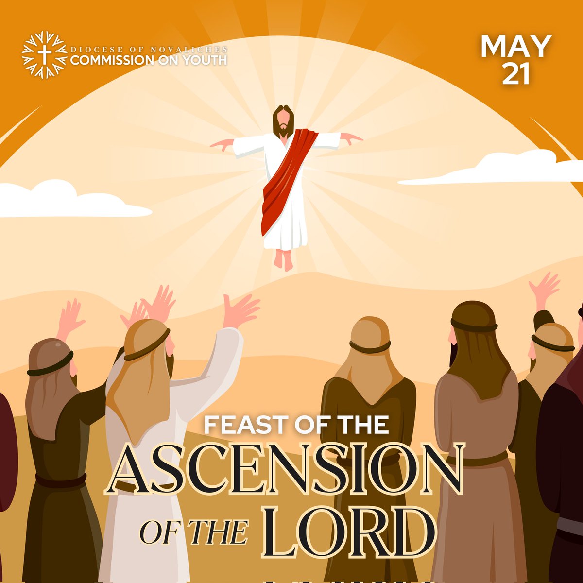 Feast of the Ascension commemorates the lifting up of Jesus Christ into heaven after His resurrection.

#AscensionoftheLord
#NovalichesYouth
#OneCOYNova