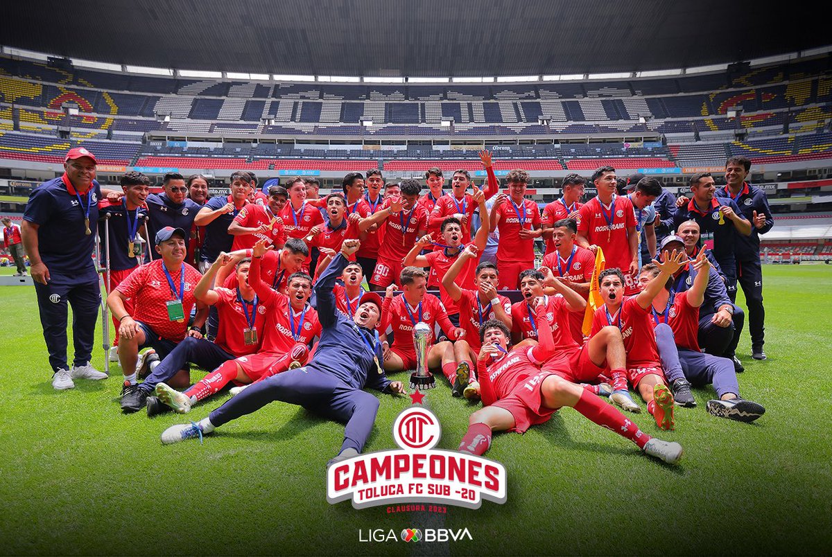 tolucafc_fb's tweet photo. #Sub20 

La #Galería de los ¡𝗖𝗔𝗠𝗣𝗘𝗢𝗡𝗘𝗦! 🏆😈

#𝗘𝗹𝗥𝗼𝗷𝗼EsTodo https://t.co/XmCYUNDK3q