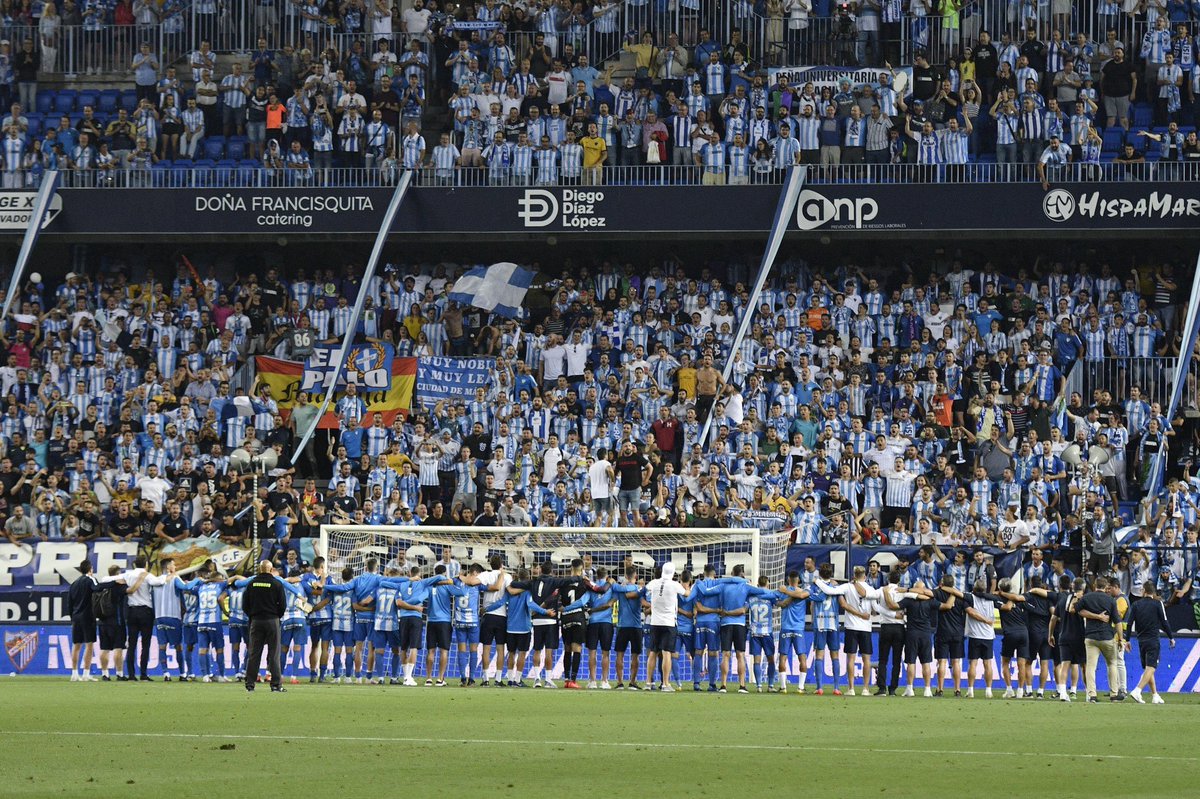 Ánimo a toda la familia malaguista, momento de tristeza y decepción, pero sin duda, La Rosaleda  volverá a brillar y rugir celebrando cosas a la altura de este gran club y afición. Abrazo 💪🏽💙