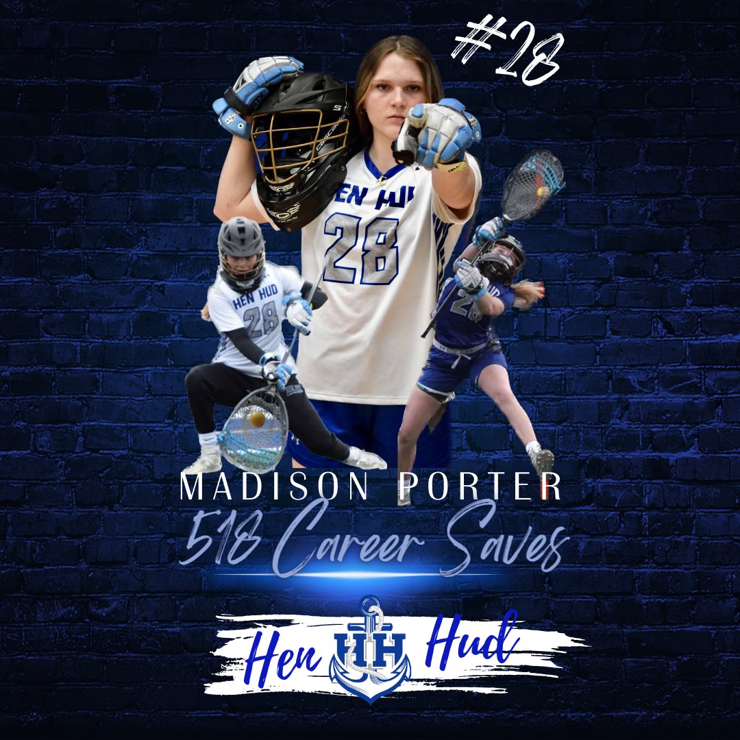 At the conclusion of of her High School Career, Senior Captain Goalkeeper @maddy_porter_ eclipsed 500 career saves.  Maddy will be heading to <a href="/emu_lacrosse/">EMU Lacrosse</a> in the fall to continue her academic and athletic career.  Congrats #28!!! <a href="/lohudsports/">lohud sports</a>