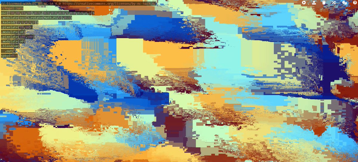 BruvePing's tweet photo. #hydra #livecoding #creativecoding https://t.co/mXLZigOMKw https://t.co/pePJ4K9Obb
