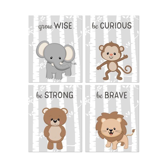 YassisPlace's tweet photo. Zoo Animals Nursery Decor, Baby Wall Art, Woodland Nursery Animals, Neutral Baby Room Decor Forest Animal Lion Monkey Bear Deer 64-009 by YassisPlace https://t.co/HM6pOSmvbc https://t.co/XrjH4Z7375