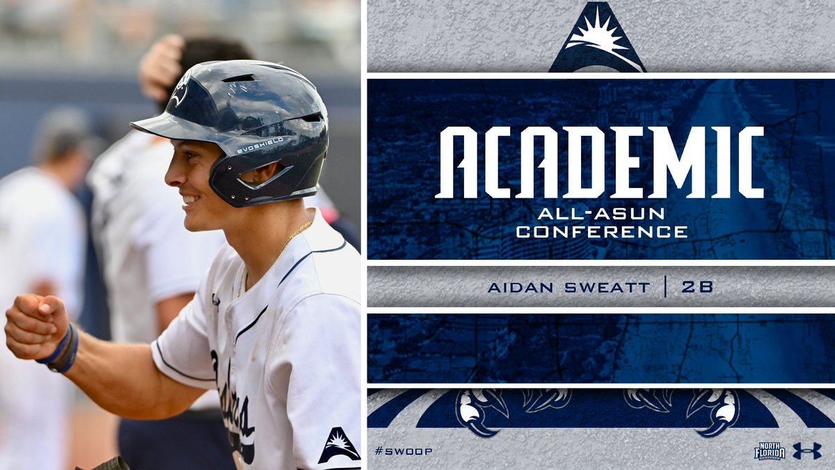 The prime example of a student-athlete 📚⚾️

<a href="/aidansweatt/">aidansweatt</a> makes it 10-straight years with an Osprey on the @ASUNBSB All-Academic Team 👏

📰: bit.ly/3ItMMYz

#SWOOP