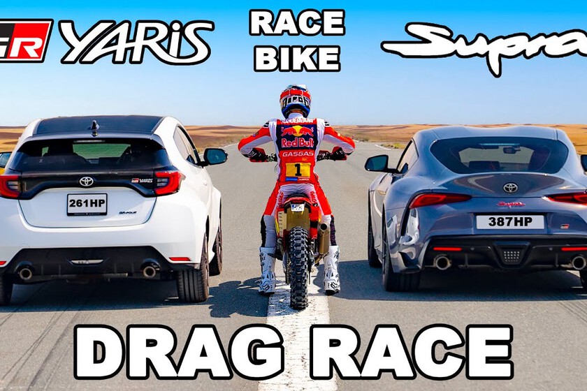 ¿Una GASGAS del Dakar puede con un Toyota GR Yaris y un Supra de casi 400 CV? Puede dlvr.it/SpMP5m