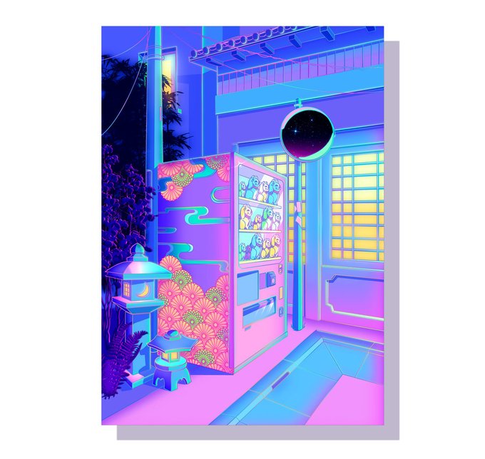 「plant vending machine」 illustration images(Latest)