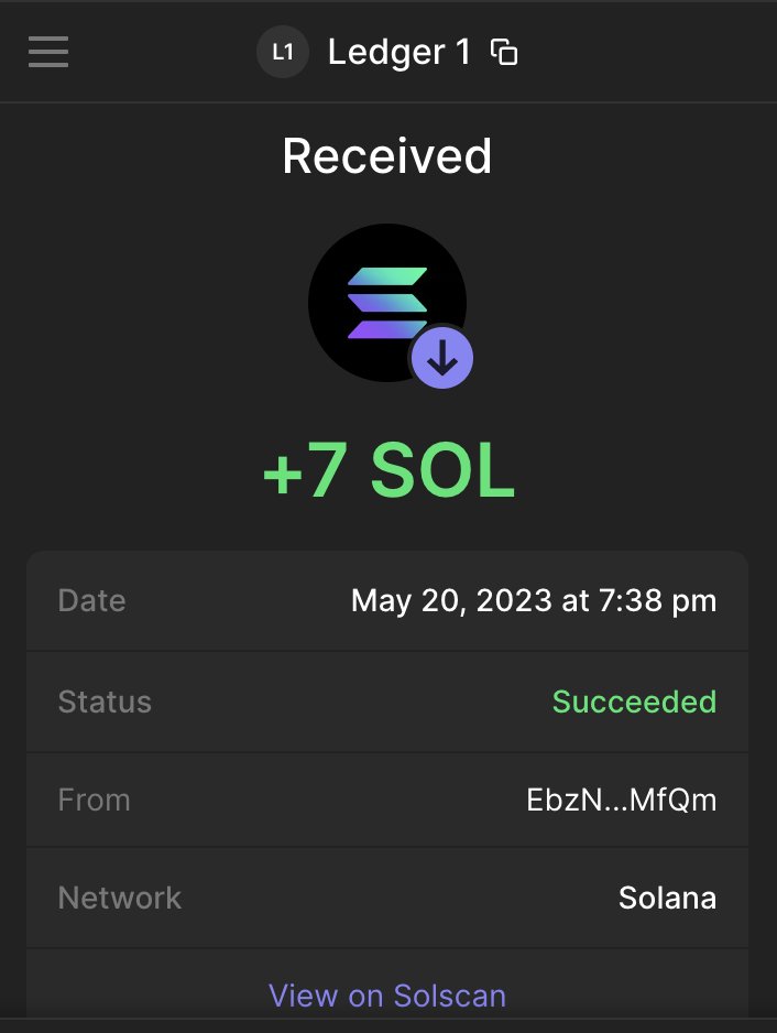 Another month, another air drop from <a href="/BestFriendsNFT/">Hova 🐮</a>.

Easily one of the most consistent projects out there. 

The 4 months I have been with them. I have earned 19 sol total.

Earn:
.2 $Sol Per Wallet for Most Holders 
.2 $Sol Per #NFT for holding 10+

#PassiveIncome #SolanaNFT