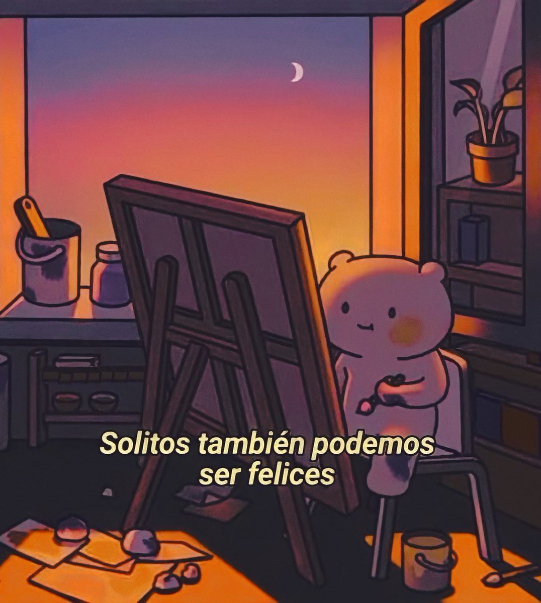 Hay que aprender a disfrutar la soledad.