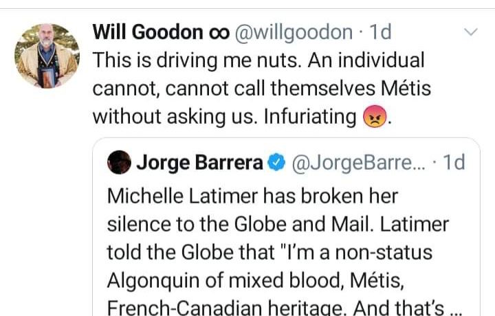 LADYALEXANDRIA's tweet photo. @malone_j71 @brettdmcdowell @MirandaMoranSK @SmartandSassy11 @EnverXStaline @RACESHIFTERS @notiskwe @ruffleyouover @TheRealPlex @JeremyK75912229 @WokeIndigenous @RussDiabo @CBCIndigenous @oggycane4lyfe @mikmaqmatters @NTVNewsNL @gleocbc @Seb_Malette @MBMetis_MMF @MetisNationON @iskwe @APTNNews @APTNInFocus @tipsforthestory @KimTallBear @jfkeeler @DarrylLeroux @VeldonCoburn @SeeksMaria I guess I missed that #ManitobaMetisFederation Memo. The MMF does not OWN the word #Metis. And NO ONE needs permission from #WillGoodon or MMF to call themselves #Metis. https://t.co/dlTdkp5k60