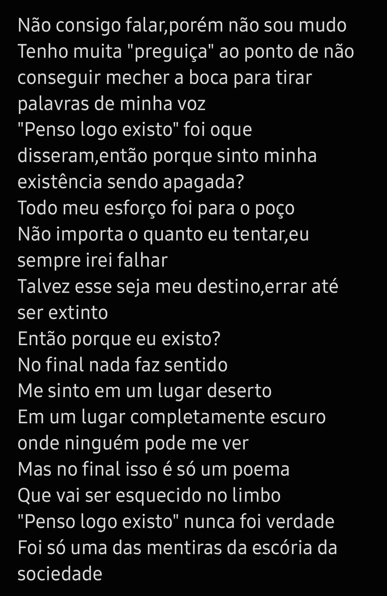 taropoetabr's tweet photo. Oitavo poema -
               Penso logo existo
#poems #poem #poema #poemabr #sentimentos #pensamentos https://t.co/CysHxBKlVj