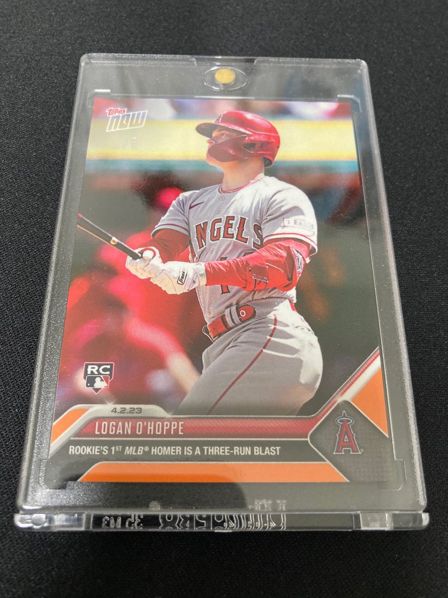 WashingtonBlaz's tweet photo. Topps nowの幸せの黄色い封筒からゴア49シリとオホッピー5シリ！ https://t.co/N54WrA2gFv