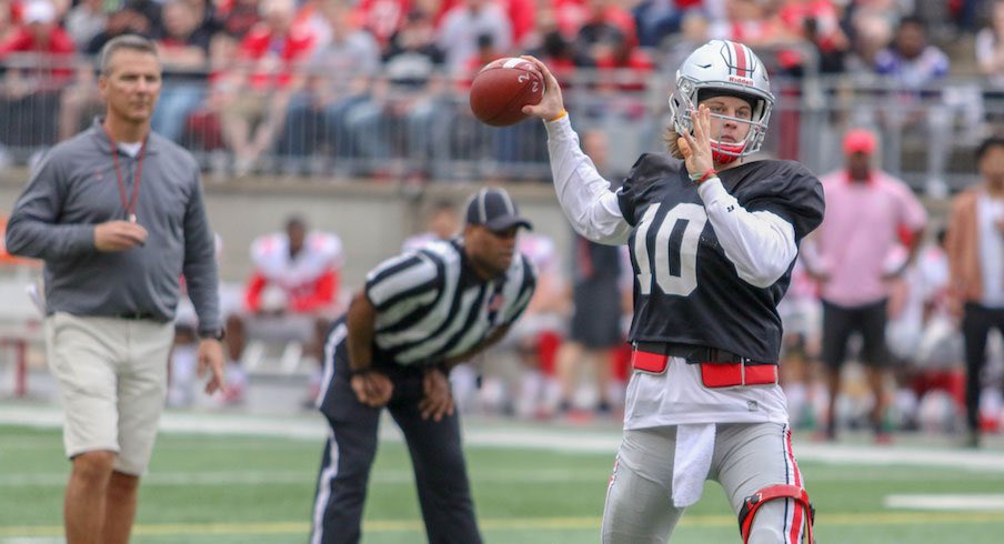 At a film session during Joe Burrow's time at Ohio State, head coach Urban Meyer told Burrow that he's a “D2 quarterback” at best, and he doesn't have the ability to make throws consistently: 

Another time as a freshman Meyer told Burrow, that “you throw like a girl.”

😬😬😬,