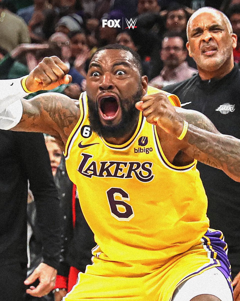 WWEonFOX's tweet photo. Lakers are down 0-3
Someone check on @AngeloDawkins… https://t.co/9aEe1nUH0p