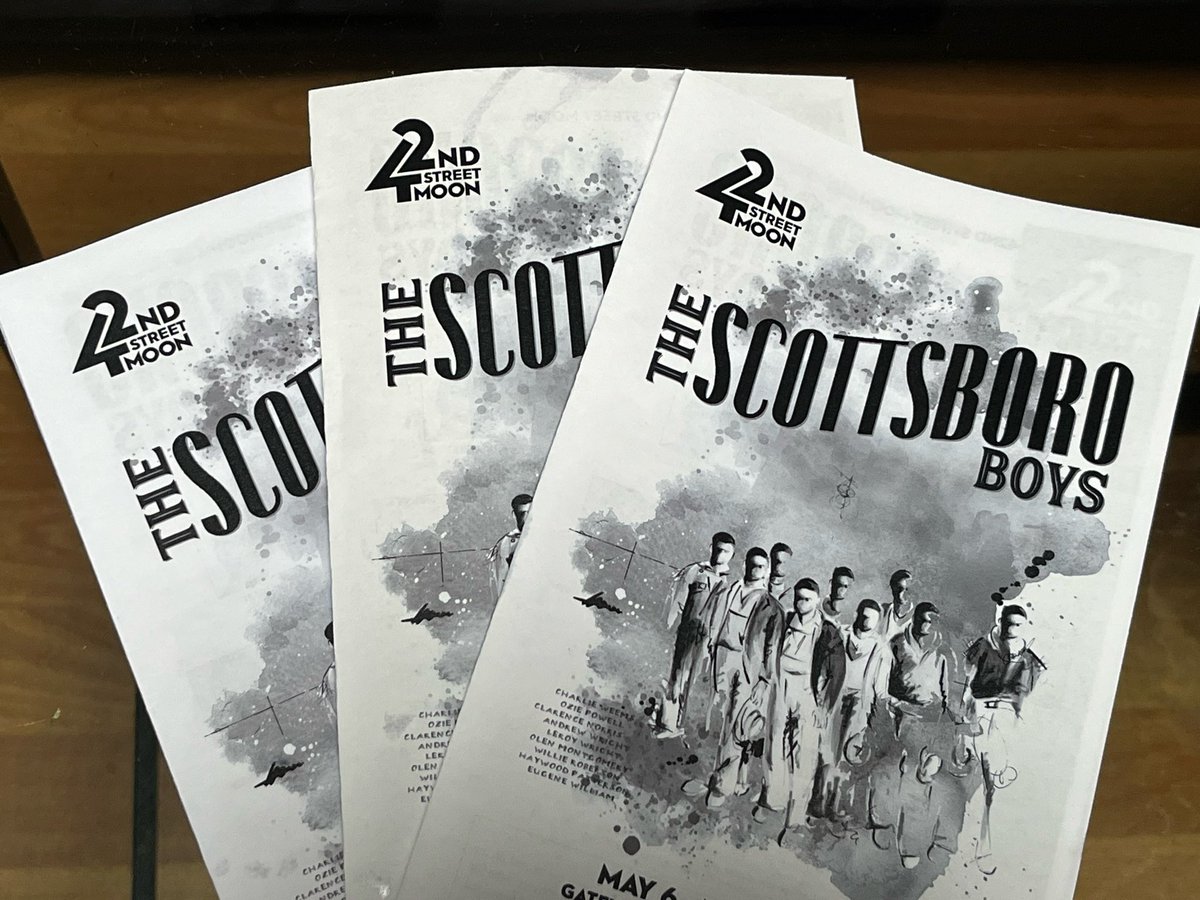 Antonijan's tweet photo. Don’t miss #ScottsboroBoysMusical at @42ndStMoon must close 5/21
With a score of exhilarating up-tempos and heart-wrenching ballads, THE SCOTTSBORO BOYS portrays the haunting history #ScottsboroBoys #thingstodoinsf #helladrama #sfthisweekend #sfrevival #sanfranciscorevival https://t.co/MKaaY3e0a1
