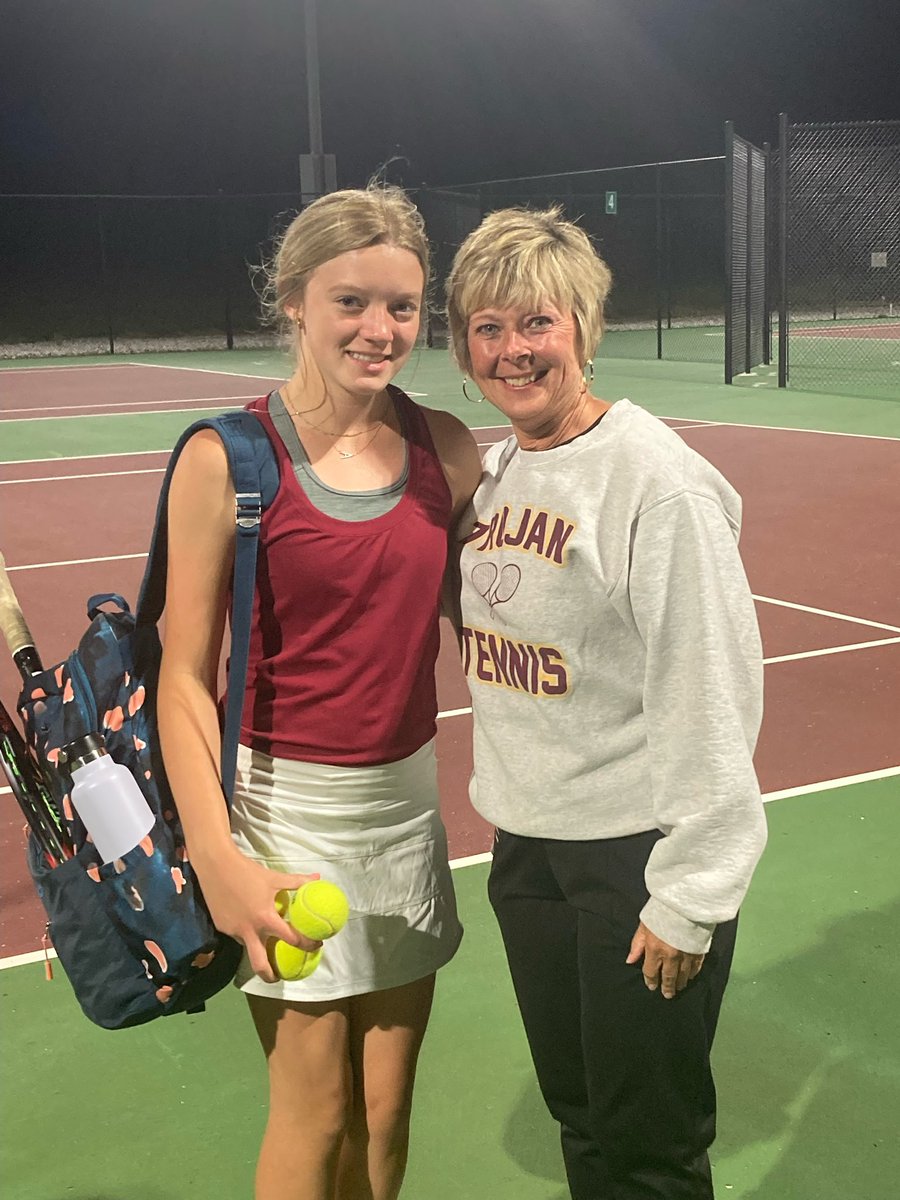 Congratulations to Addyson McFall on advancing to Monday’s semifinals of the region tennis singles competition! This also qualifies her for the state competition! #WeAreBC